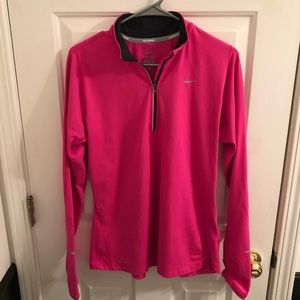 Nike 3/4 zip workout pullover